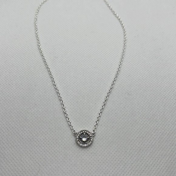 Silver Zirconia Necklace - Picture 3 of 6